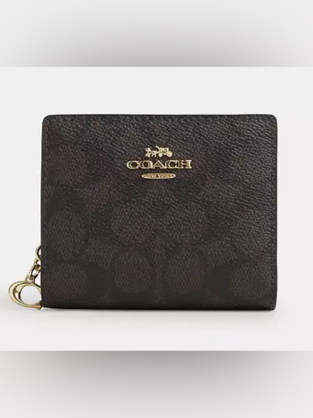 Coach snap wallet